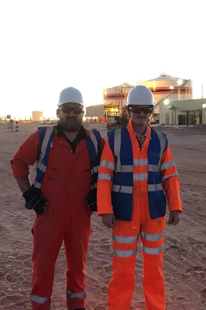 SB Team in Algeria - international lab installation