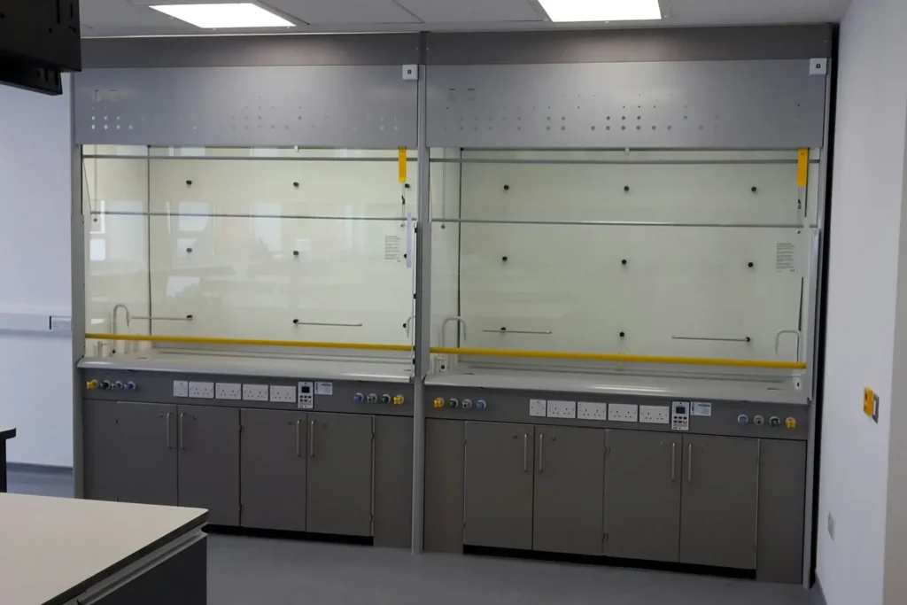 Salford University Fume Cupboards
