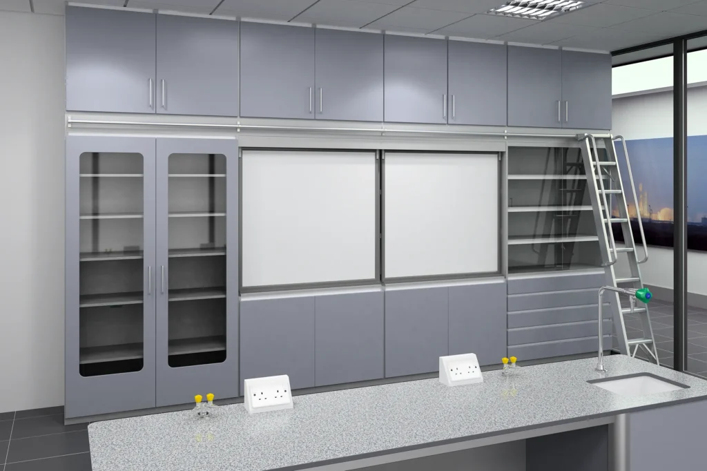 spacesaver working wall cupboard and whiteboards