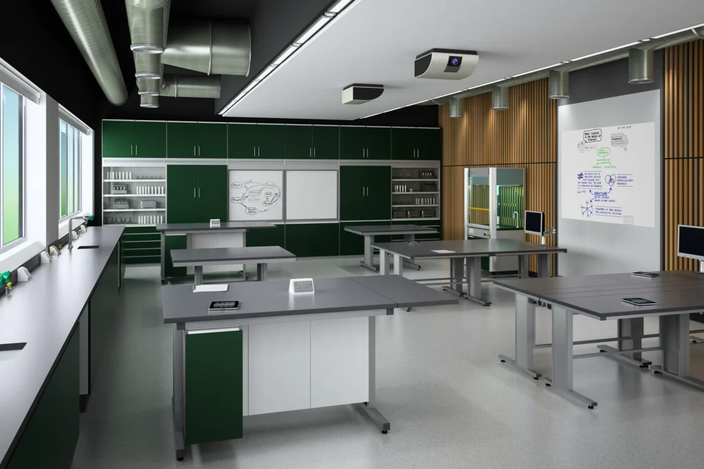 stem environment for classroom furniture lab