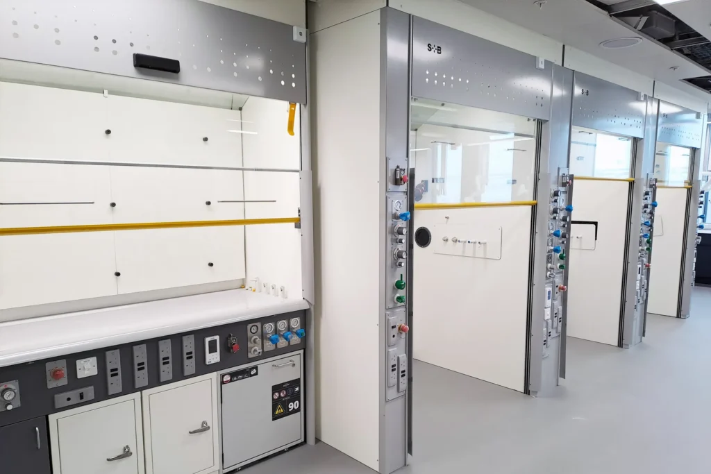 ucl marshgate walk in and worktop fume cupboards