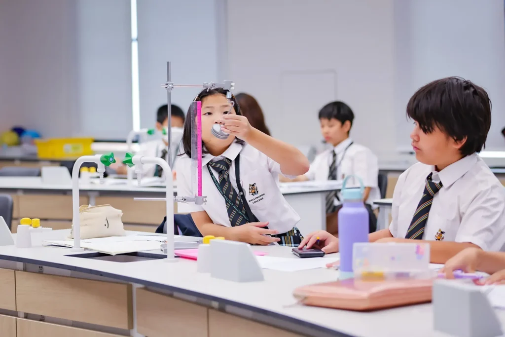 wellington college international school physics classroom